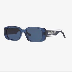 Dior Wildior 53mm Rectangular Glasses in Blue